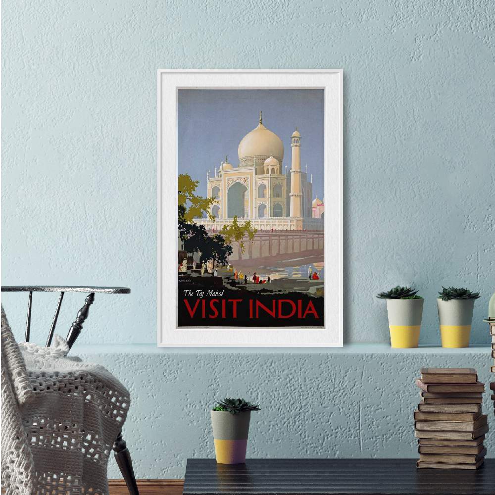 Set of wall art painting,Taj Mahal