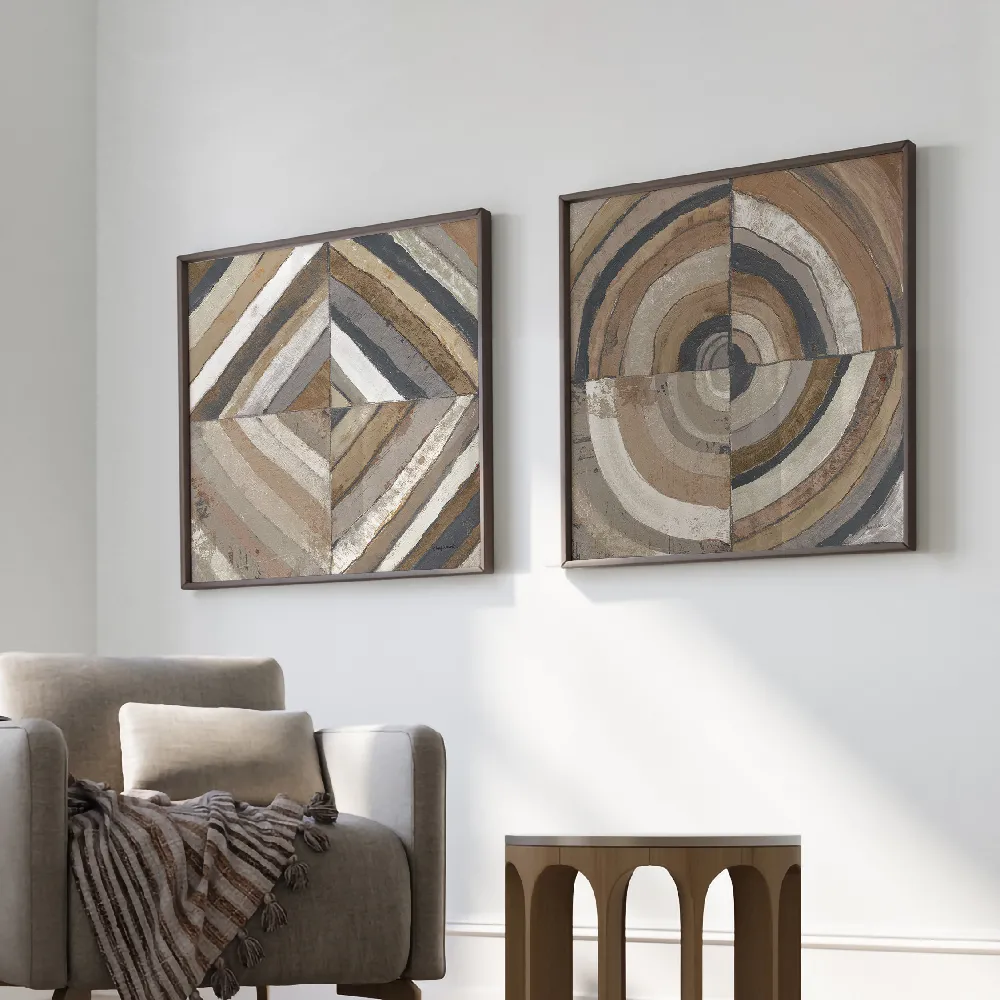 Set of wall art painting,Center Crop