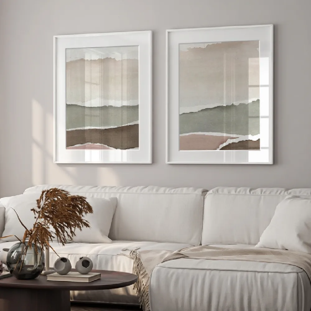 Set of wall art painting,Torn Whispers 