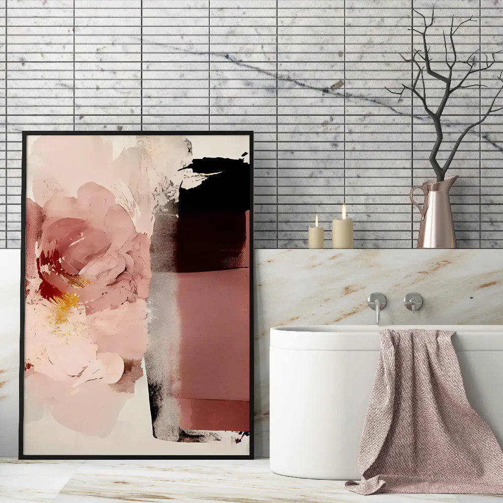 Set of wall art painting,Abstract Flowers