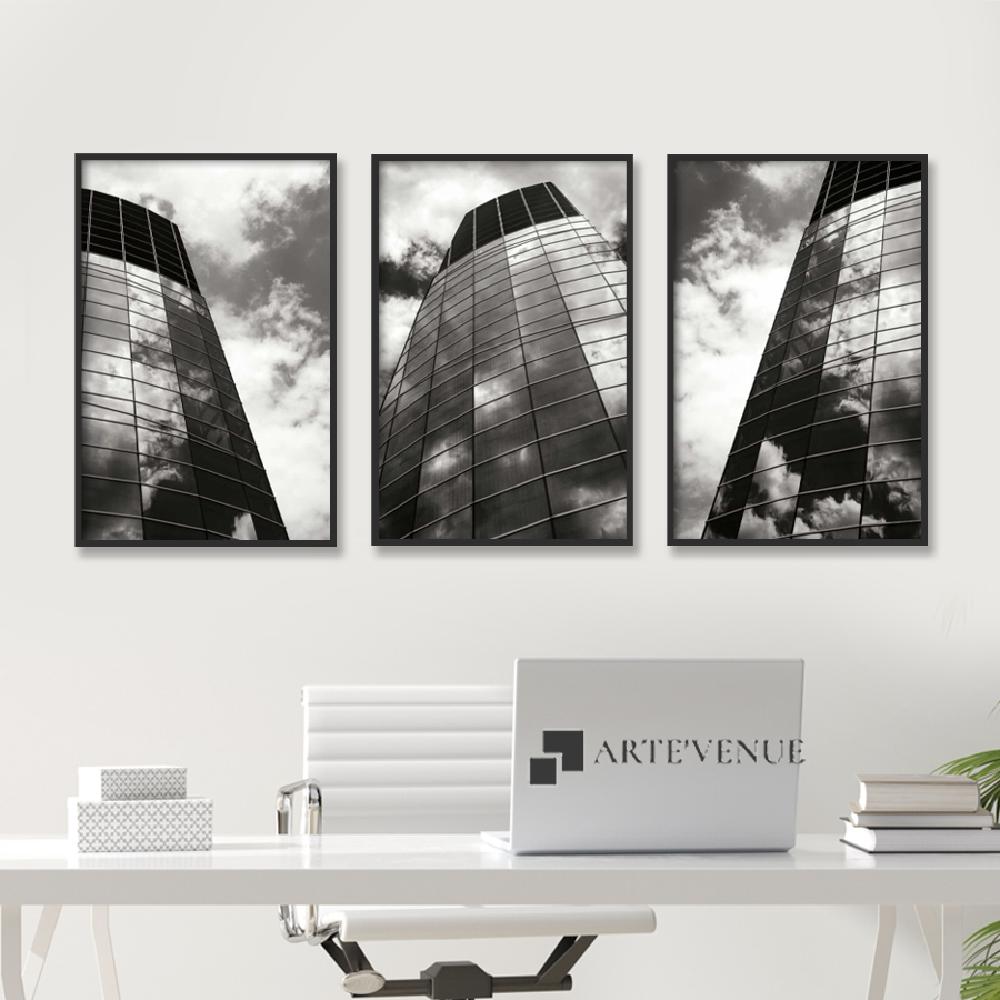 Set of wall art painting,Tower of Clouds 