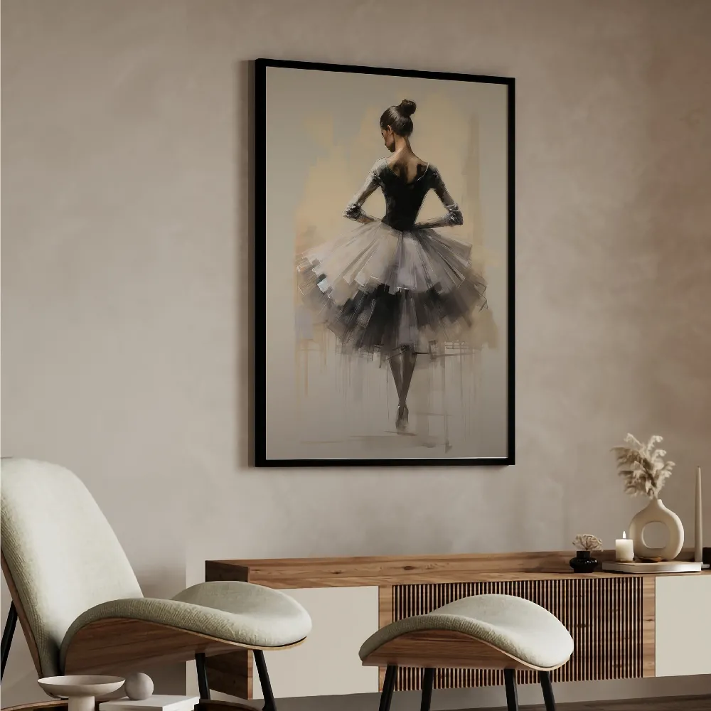Set of wall art painting,Ballerina