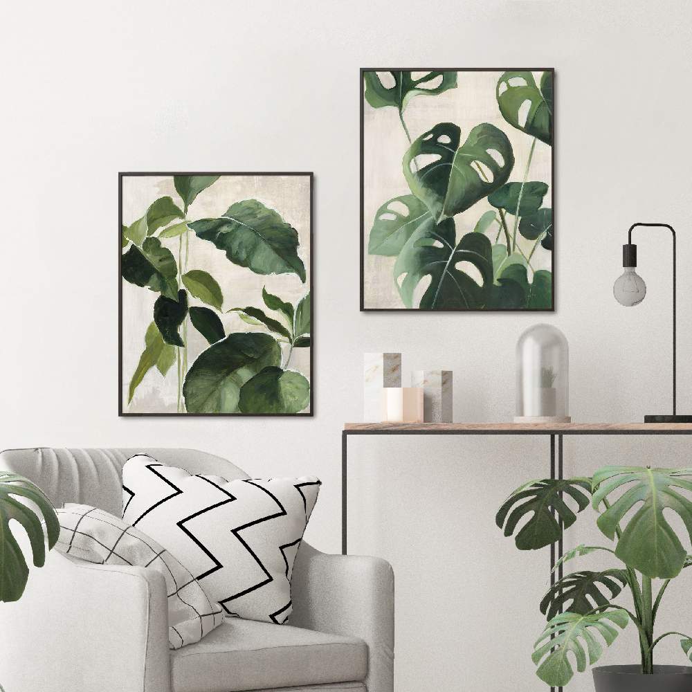 Set of wall art painting,Tropical Study 