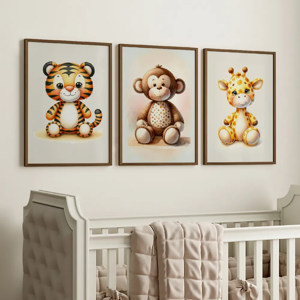 Set of wall art painting,Animals