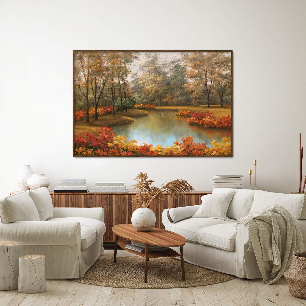 Set of wall art painting,Beauty of Autumn