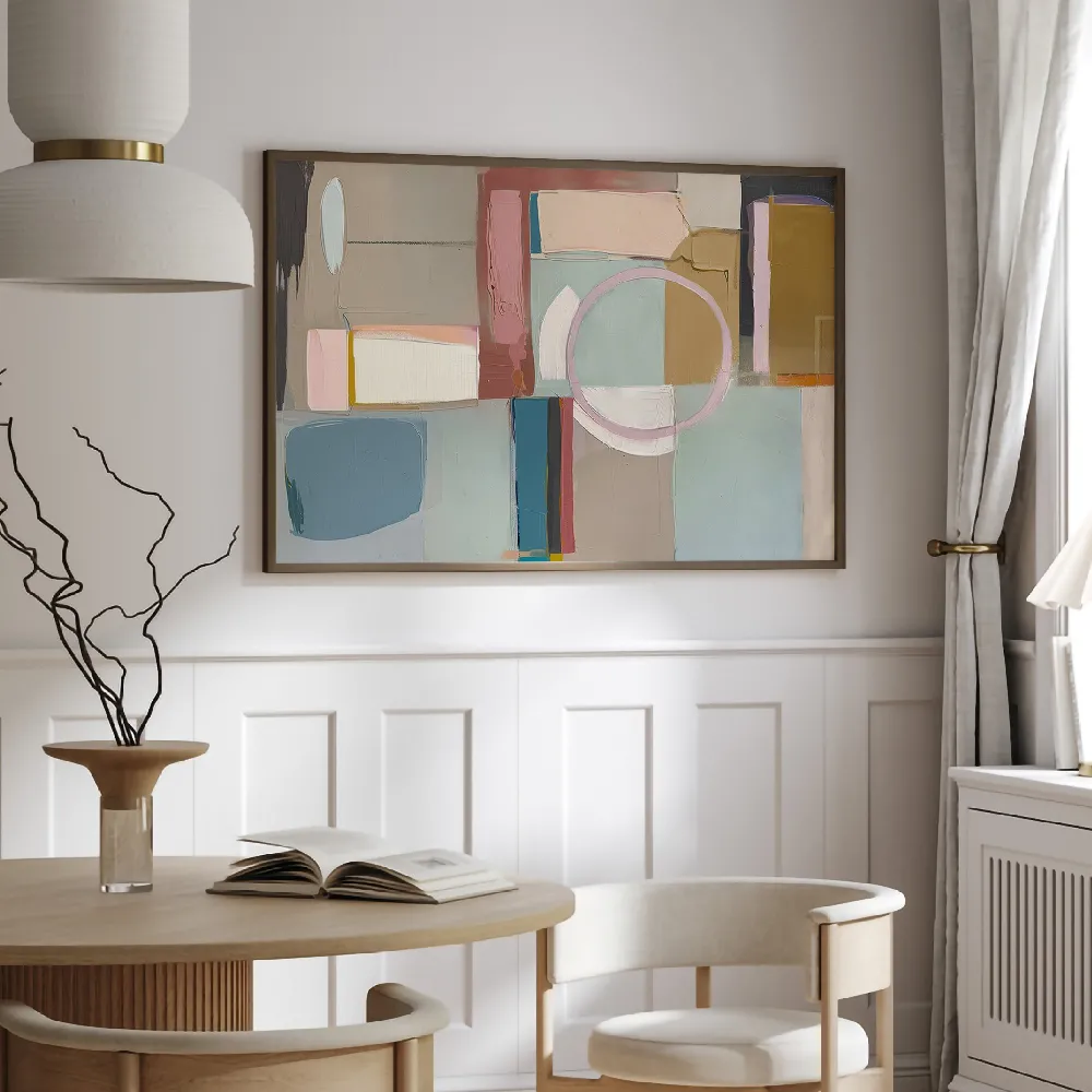 Set of wall art painting,Perspectives of Abstract