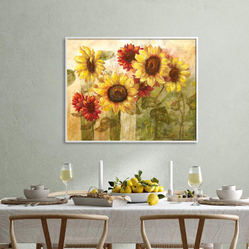 Set of wall art painting,Sunflowers Delight
