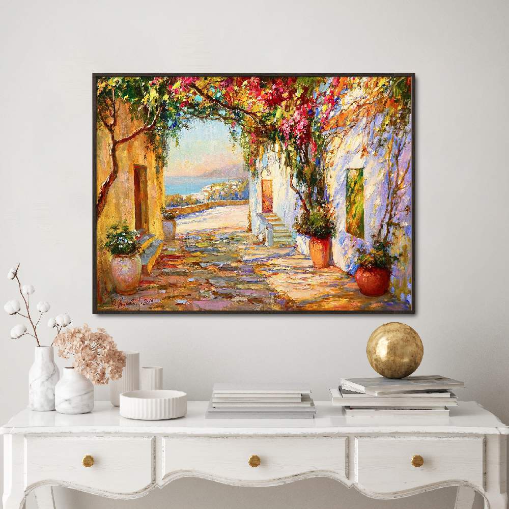 Set of wall art painting,Exit to the Sea 