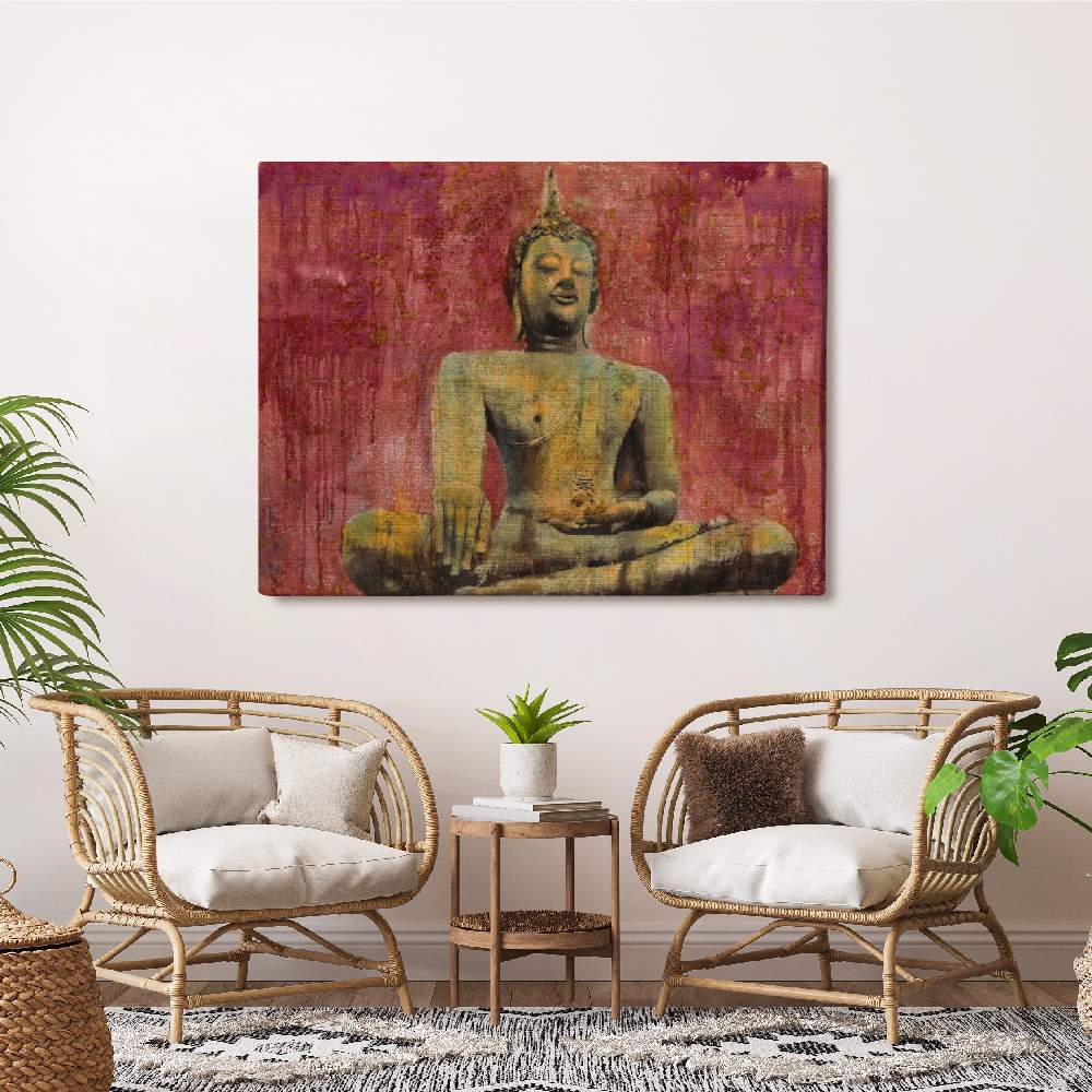 Set of wall art painting,Golden Buddha