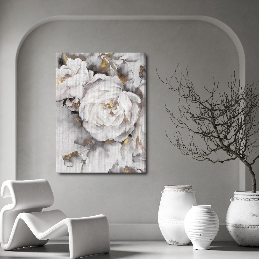 Set of wall art painting,Romantic Florals