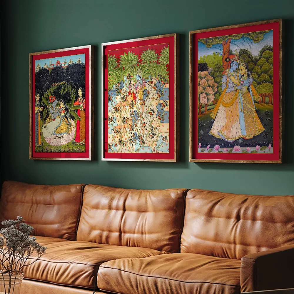Set of wall art painting,Pichwai Classical Art