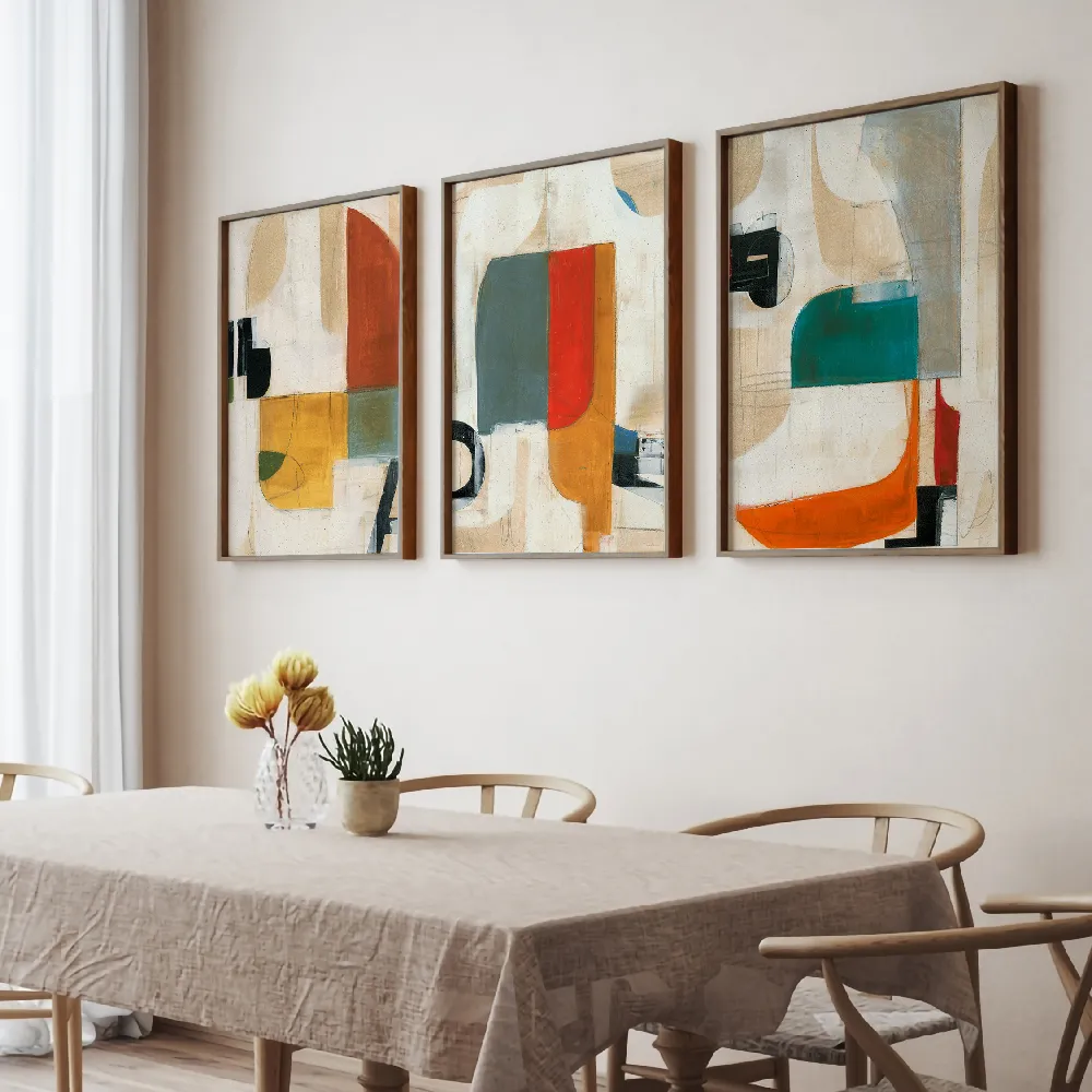 Set of wall art painting,Conversations