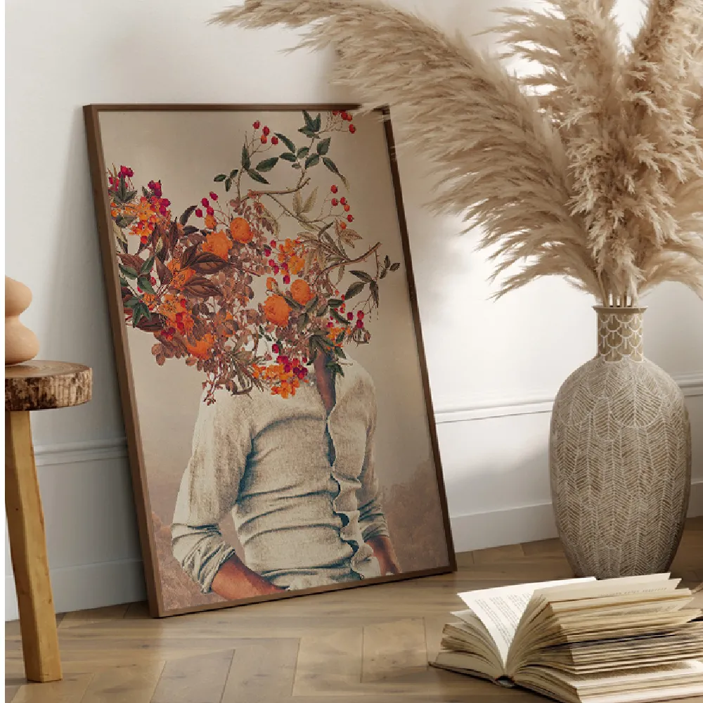 Set of wall art painting,Roots Bright