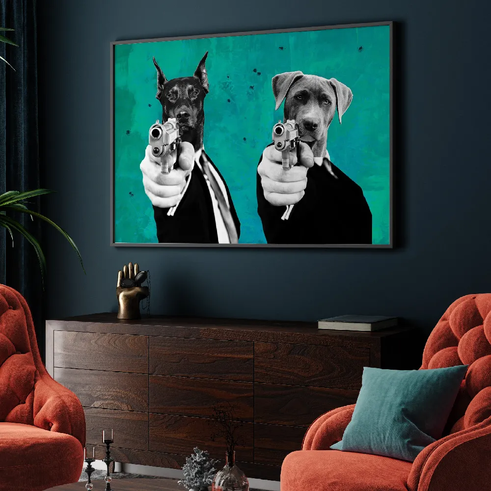 Set of wall art painting,Reservoir Dogs - Pop Version