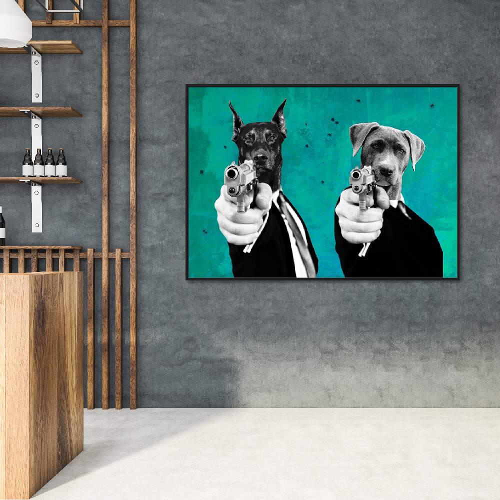 Set of wall art painting,Reservoir Dogs