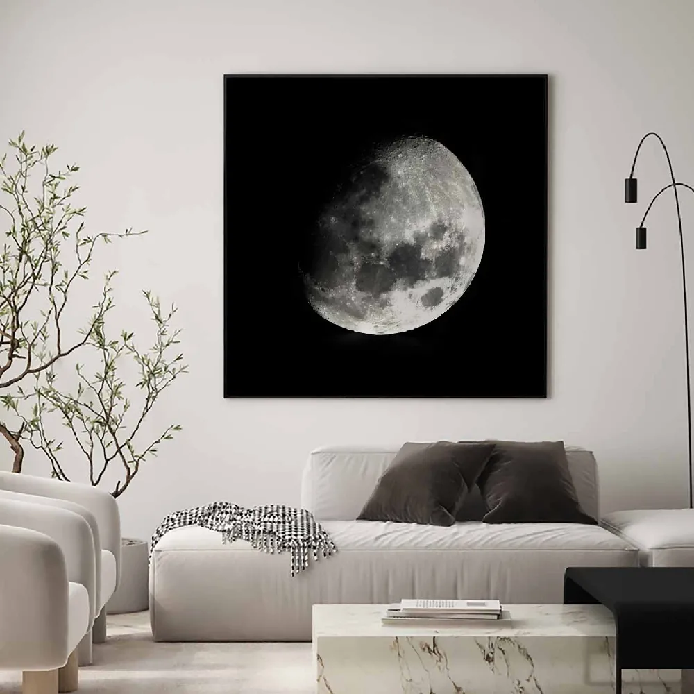 Set of wall art painting,The Moon