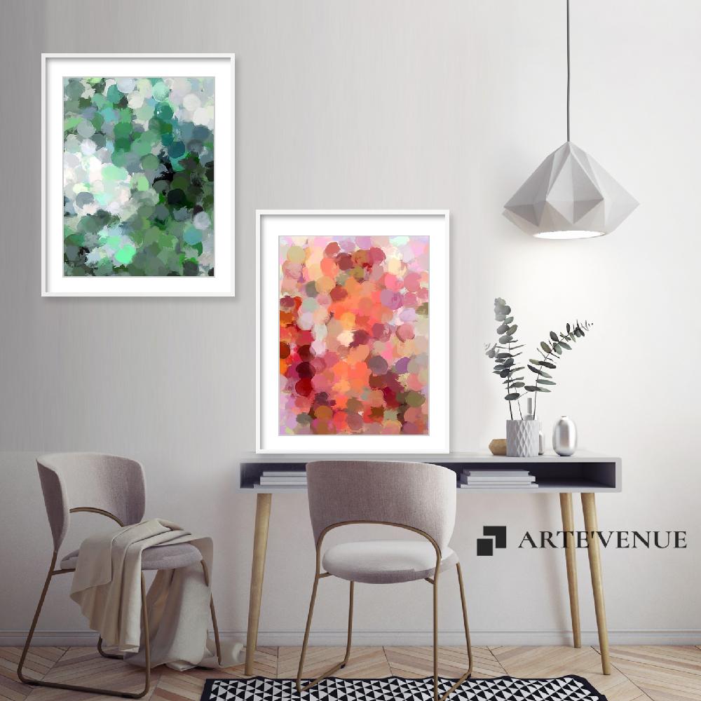 Set of wall art painting,Color Expression 