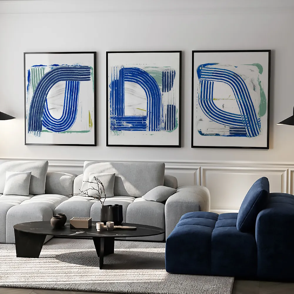 Set of wall art painting,Scrape 