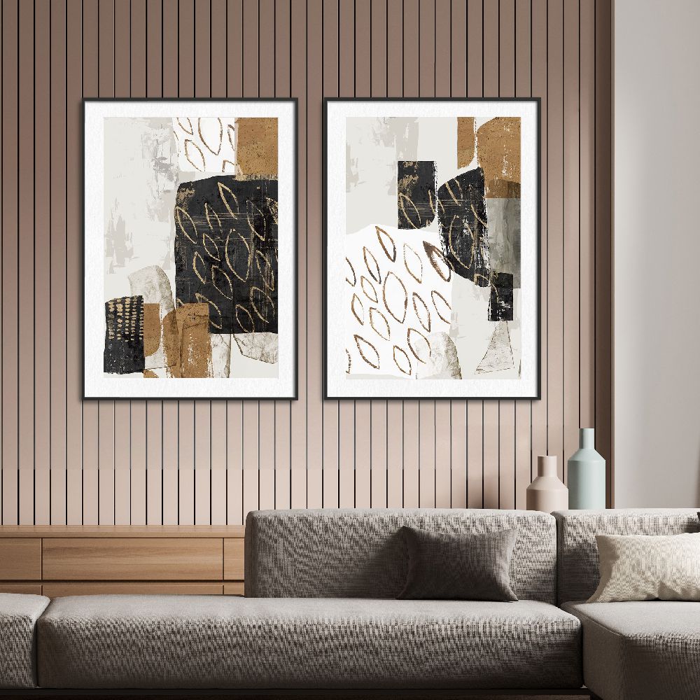 Set of wall art painting,Shape of Formation 