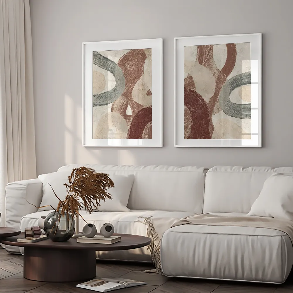 Set of wall art painting,Cavern Trail 