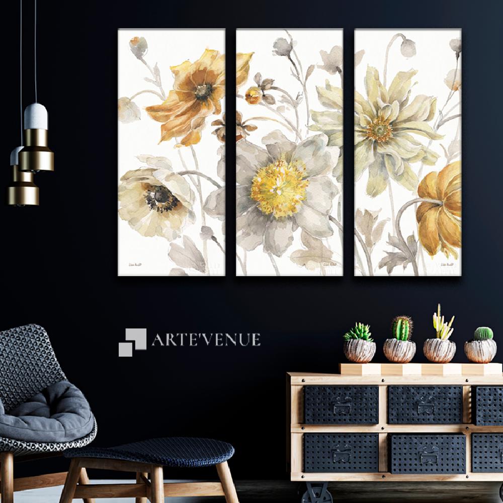 Set of wall art painting,Fields of Gold 
