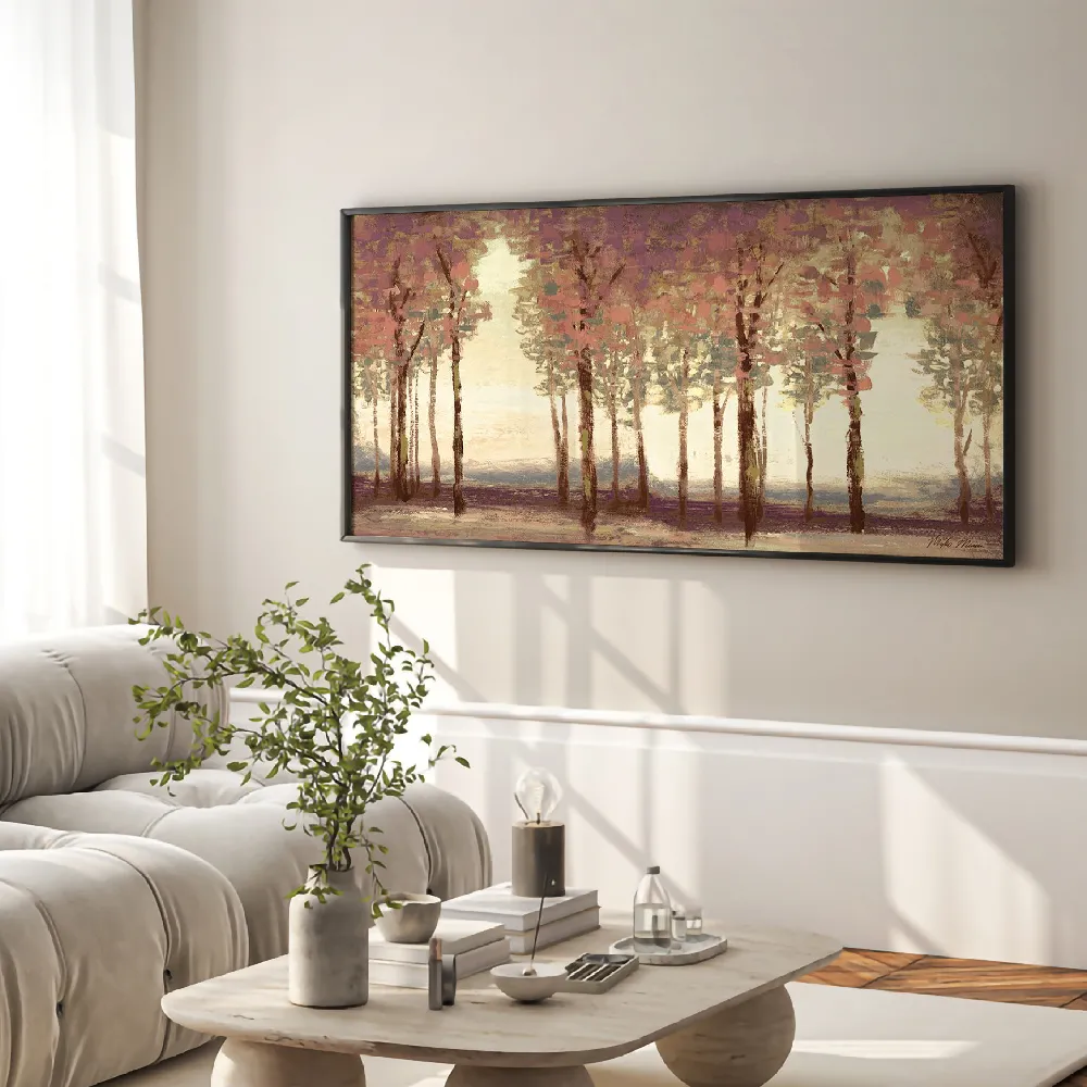 Set of wall art painting,Forest Panel