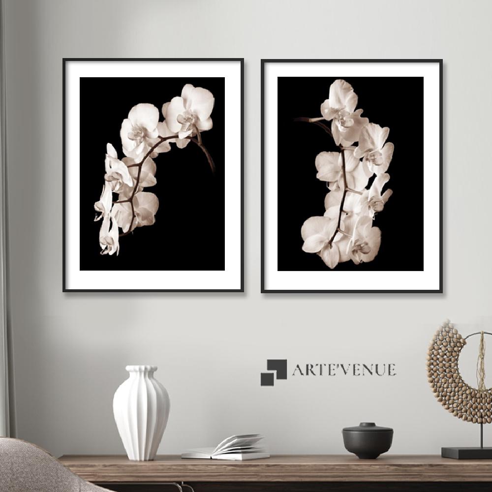 Set of wall art painting,Orchid Dance 