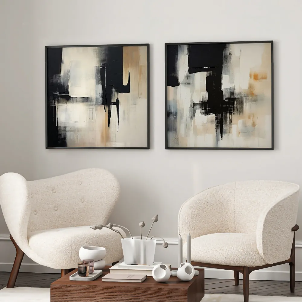 Set of wall art painting,Tranquil Abstractions