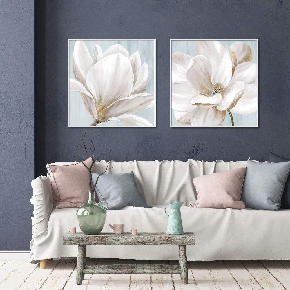 Set of wall art painting,Soft White